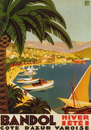 Bandol Giclee Print on Watercolor Paper