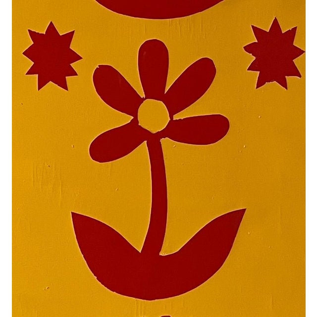 1990s Alexandre Schaller, On/Off, Acrylic on Canvas, 1995 For Sale - Image 5 of 9