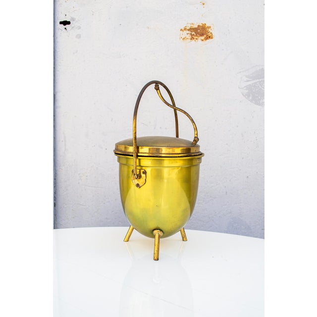 Gold Vintage Macabo Ice Bucket, 1960s For Sale - Image 8 of 8