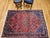 1900 - 1909 Vintage Persian Joshegan Kashan Rug, Hand-Knotted Wool, Weeping Willow Pattern, Red & Blue, 5x7 For Sale - Image 5 of 13