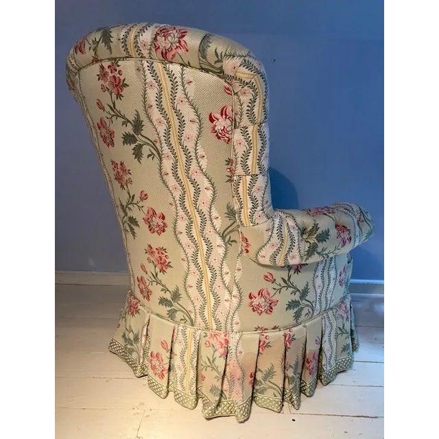 Scalamandre Tufted Chair | Chairish