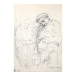 1940s "Familie 6" Collotype by Kathe Kollwitz For Sale