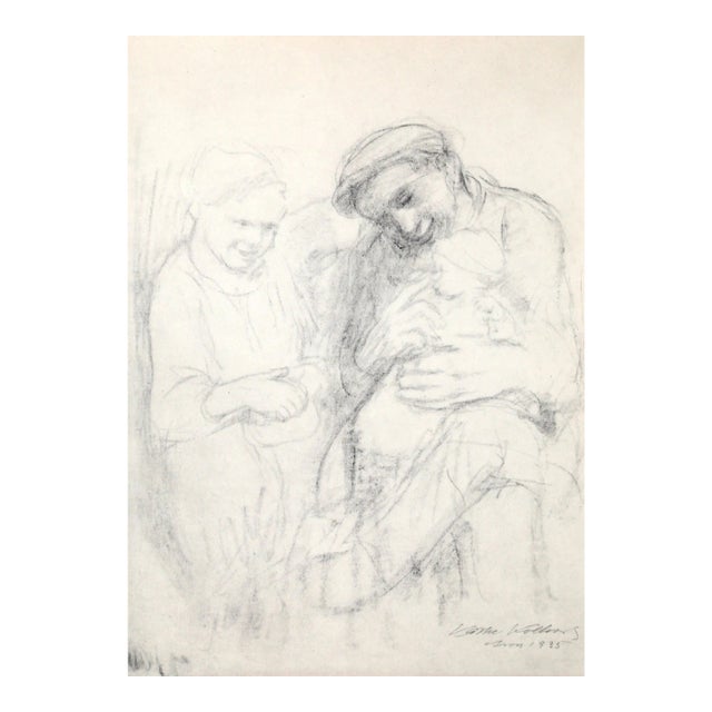 1940s "Familie 6" Collotype by Kathe Kollwitz For Sale
