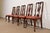 Henredon Henredon Queen Anne Solid Mahogany Dining Chairs, Set of Five For Sale - Image 4 of 12