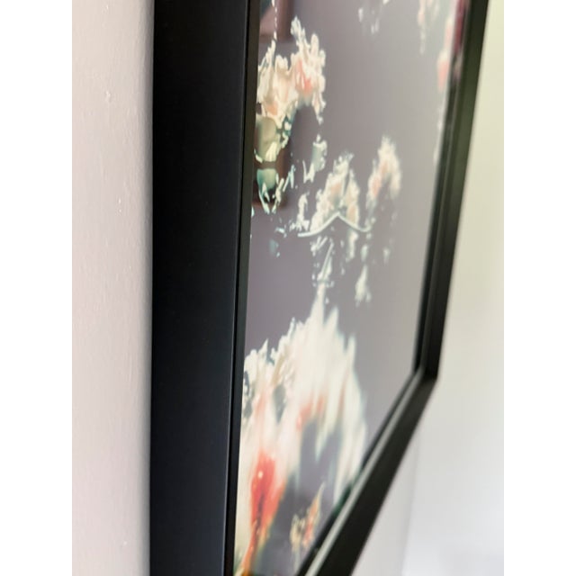 2020s Drifting Blooms, Grey and Pink - Framed Fine Art Photography by Kristin Hart For Sale - Image 5 of 5
