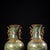 Chinese Pair of Monumental Chinese Cloisonné "Crane & Pine" Vases With Gilt Dragon Handles - 7.5kg For Sale - Image 3 of 9