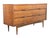 Mid-Century Modern Walnut 6-Drawer Credenza With Integrated Wood Pulls For Sale - Image 4 of 11
