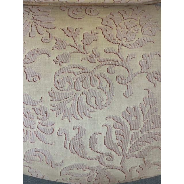William Switzer Floral Damask Bergères, Pair For Sale In San Francisco - Image 6 of 12