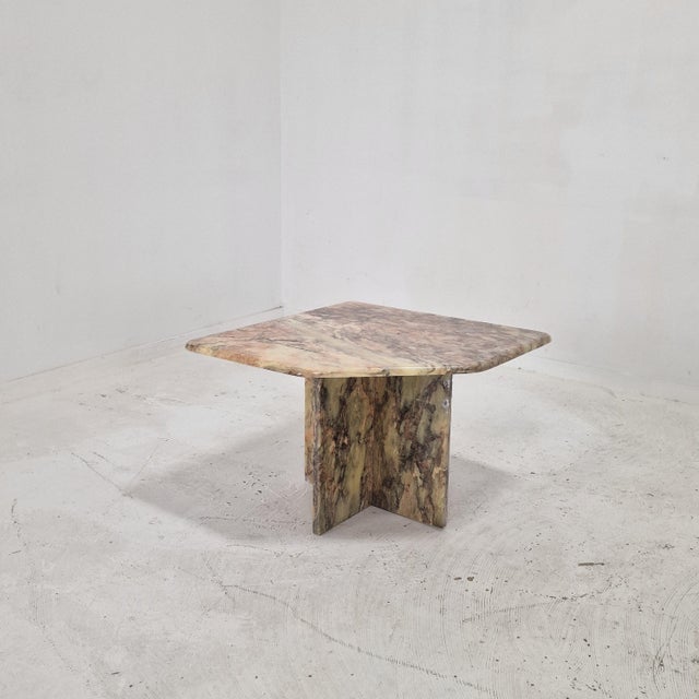 Italian Marble Coffee Table, 1970s For Sale - Image 6 of 12