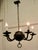 Gothic Iron and Wood Chandelier, 1920s For Sale - Image 6 of 13