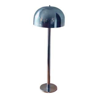 Vintage Laurel Chrome Mustroom Floor Lamp For Sale