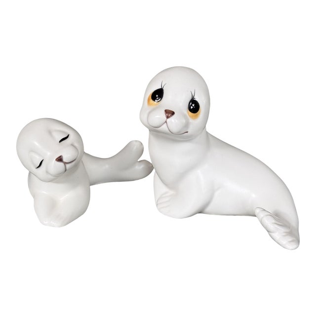 Vintage Oxford Maritime Seal Figures - A Pair For Sale