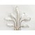 Gorgeous giant modern accent lamp designed like a tree branch with a gold metal frame and seven arcing branches accented...