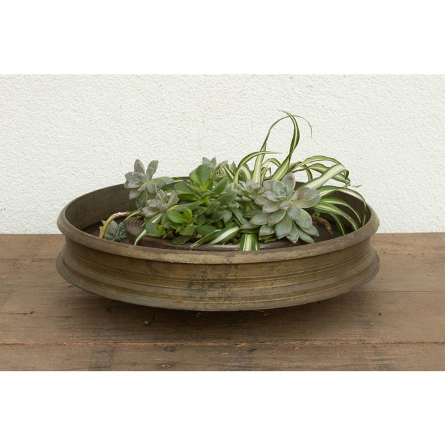 Bronze Rare Patinated Bronze Urli From Southern India For Sale - Image 8 of 8