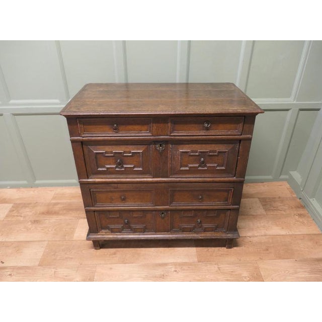 17th Century Oak Chest of Drawers For Sale - Image 4 of 8