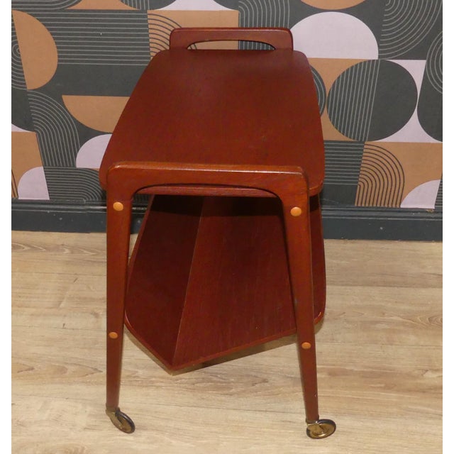 Vintage Serving Trolley from Opal Möbel, 1960s For Sale - Image 6 of 9