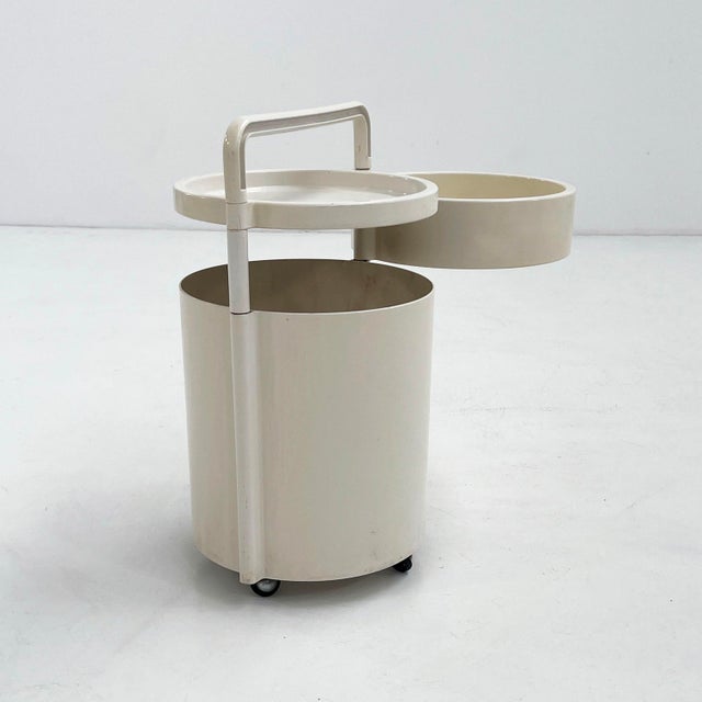 Mid-Century Modern Storage Trolley by Franco Annoni for Kartell, 1970s For Sale - Image 3 of 11