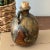 1980s Folk Art Pottery Carafe For Sale - Image 4 of 8