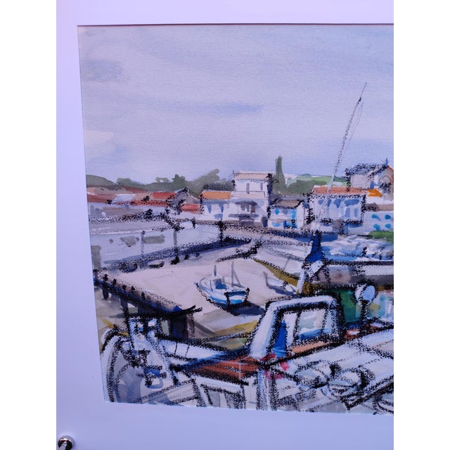 Michel Roubille, L'Ile d'Yeu, 1996, Watercolor For Sale - Image 4 of 6