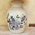 Vintage American Hand-Painted Ceramic Chrysanthemum Table Lamp With Floral Motif, Cream Glazed Porcelain, 28"h For Sale In Washington DC - Image 6 of 18