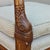 Brown Pair of Vintage French Empire Style Dolphin Carved Walnut Armchairs With Down Cushions For Sale - Image 8 of 18