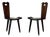Vintage Rustic Wooden Chairs, 1960s, Set of 2 For Sale