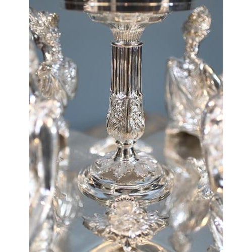 English Silver Plate Centrepiece, 1930 For Sale - Image 16 of 18