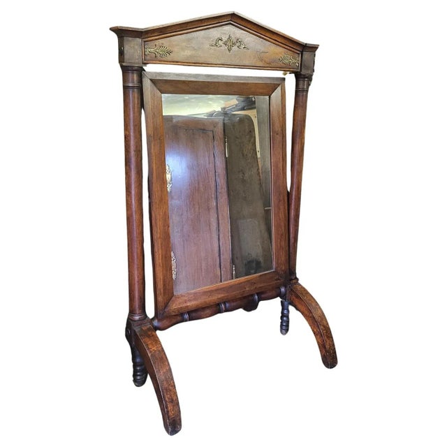 Large French Cheval Mirror, 1820 For Sale - Image 6 of 6