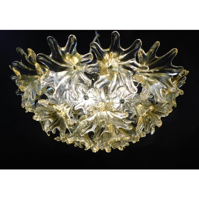20th Century Murano Esprit Flush Mount by Venini For Sale - Image 6 of 7