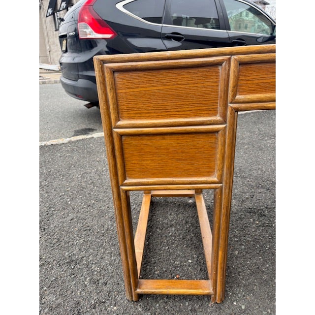 1960s McGuire Oak Desk For Sale - Image 12 of 15