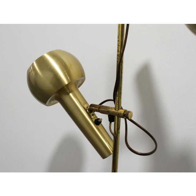Vintage Brass Floor Lamp by Hans Schmidt, 1970s For Sale - Image 3 of 13