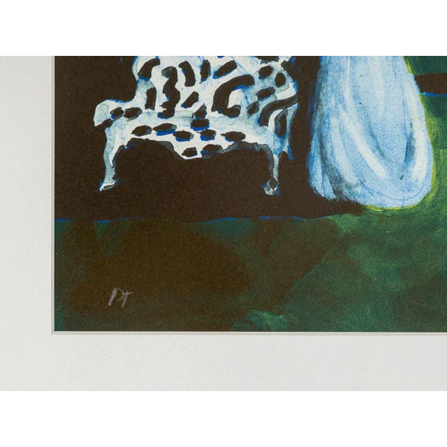 Peter Dahl, Lady at Night, Color Lithograph on Paper, Framed For Sale - Image 4 of 9