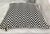 Transitional Black /White Herringbone Jacquard Decorative Pillow Covers ( Set of 2) For Sale - Image 3 of 5