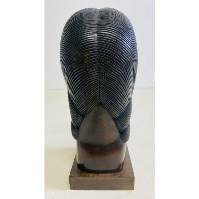 This is a pair of hand carved Figaro sculptures, signed Jae Ramirez. These sculptures have a dark walnut finish to the...