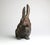 19th Century Japanese Meiji Period Bronze Okimono of a Rabbit, Signed 秀山 (Shūzan), Joel & Margaret Chen Collection For Sale - Image 4 of 7