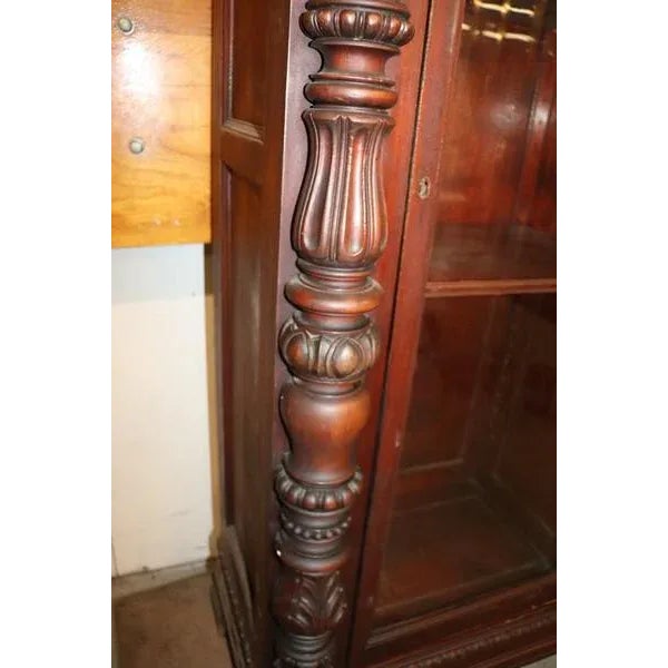 Brown R. J. Horner Bookcase For Sale - Image 8 of 9