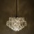 Modern Chrome and Crystal Chandelier, 1970s For Sale - Image 3 of 18