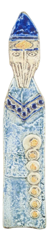Stoneware Wall Relief from the Series Bishops by Lisa Larsson for Gustavsberg, 1970s