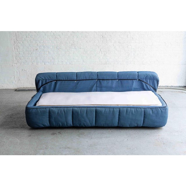 Blue 3-Seater Sofa, Italy For Sale - Image 8 of 18
