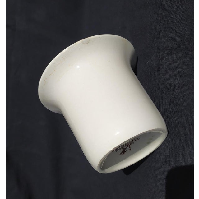 This small vase is in good vintage condition with some slight old restoration (see attached photos). Signed under the base...