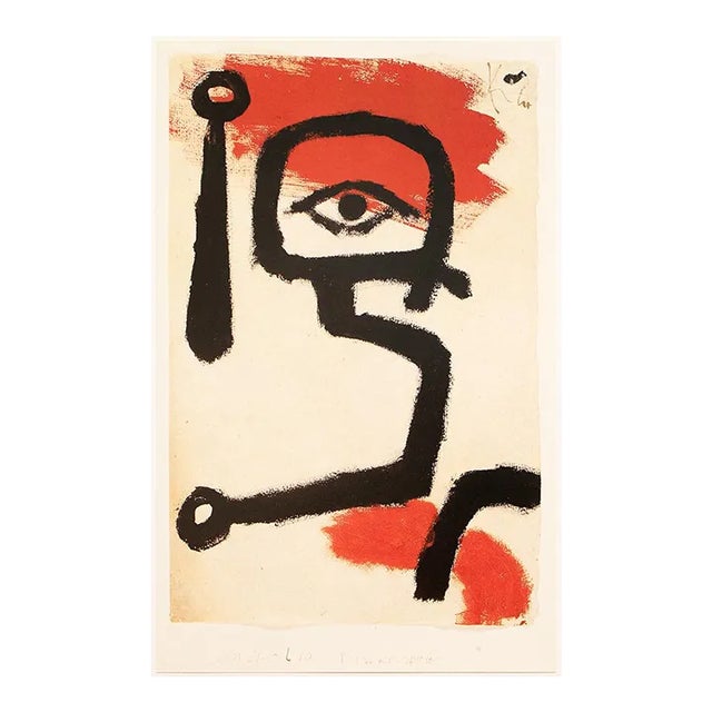 1989 After Paul Klee "The Timpanist", Full-Color Parisian Print For Sale