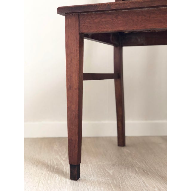 Pair of Oak Art Deco Amsterdam School Dining Chairs 1920s For Sale - Image 6 of 11