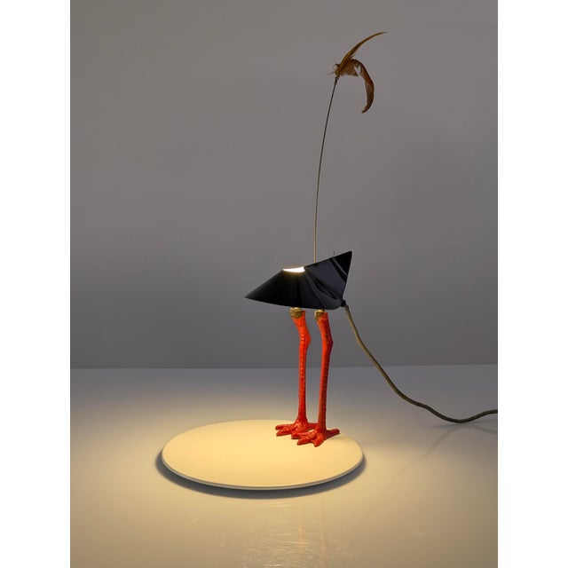 Postmodern Vintage Bibibibi Table Lamp by Ingo Maurer, 1980s For Sale - Image 3 of 16