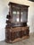 Henri II Style 2-Body Hunting Buffet in Carved Oak with Glass Top For Sale - Image 4 of 10