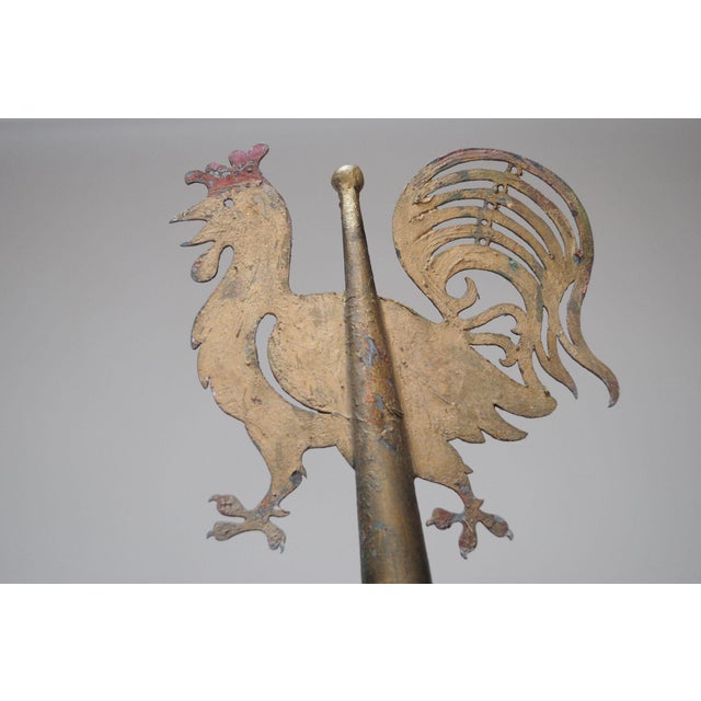 Antique German Rooster Mounted Weathervane For Sale - Image 4 of 12