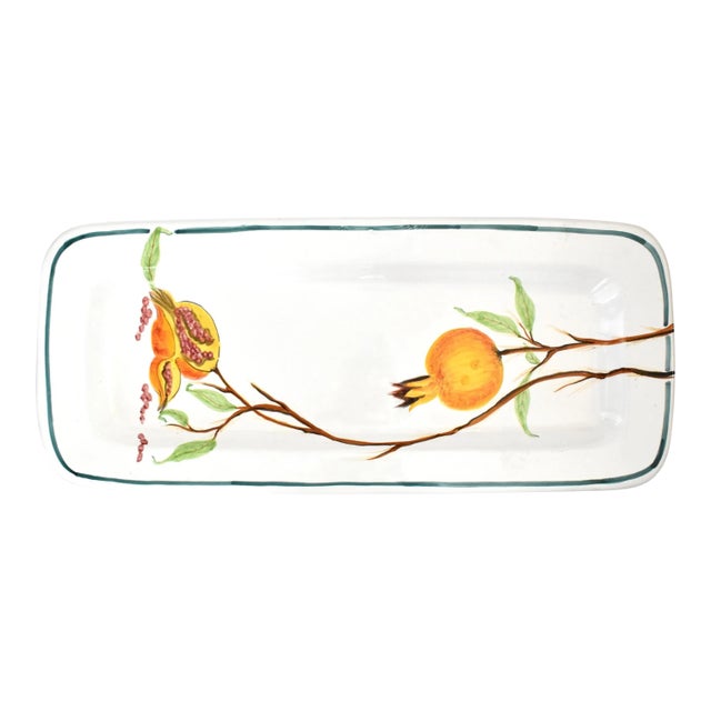 Italian Majolica Fratelli Mari Deruto Platter For Sale