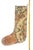 Terracotta Toe Vintage Kilim Christmas Stocking, Cream Floral Vine Wool, 11.8 X 17.7 in – One of a Kind Turkish Decor For Sale - Image 6 of 7