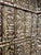 Mid-Century Modern Antique Hand-Carved Corner Bookshelf | Rustic Open Wood Display Bookcase For Sale - Image 3 of 7