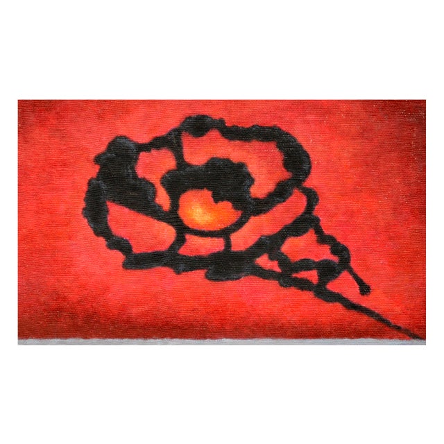 Mid Century Celestial Reflection Landscape in Oil on Masonite by Eleanor Perry For Sale - Image 4 of 6