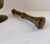 1900 - 1909 Antique Solid Brass Mortar and Pestle For Sale - Image 5 of 8